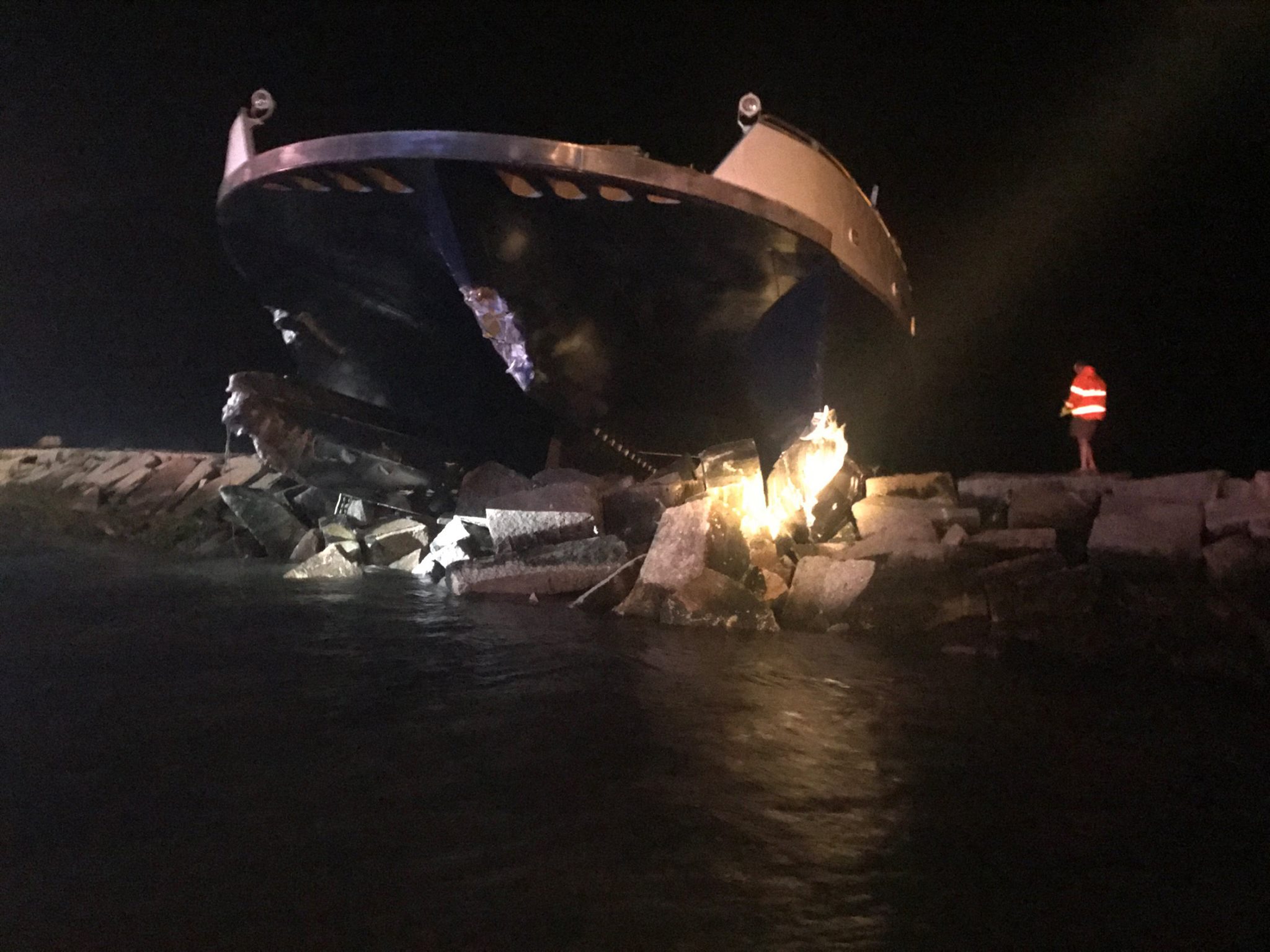Audio and video Officials update Ferry accident as new photos show