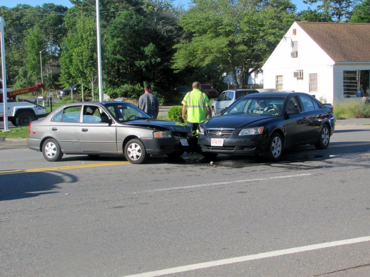 Two injured in twovehicle crash in Hyannis
