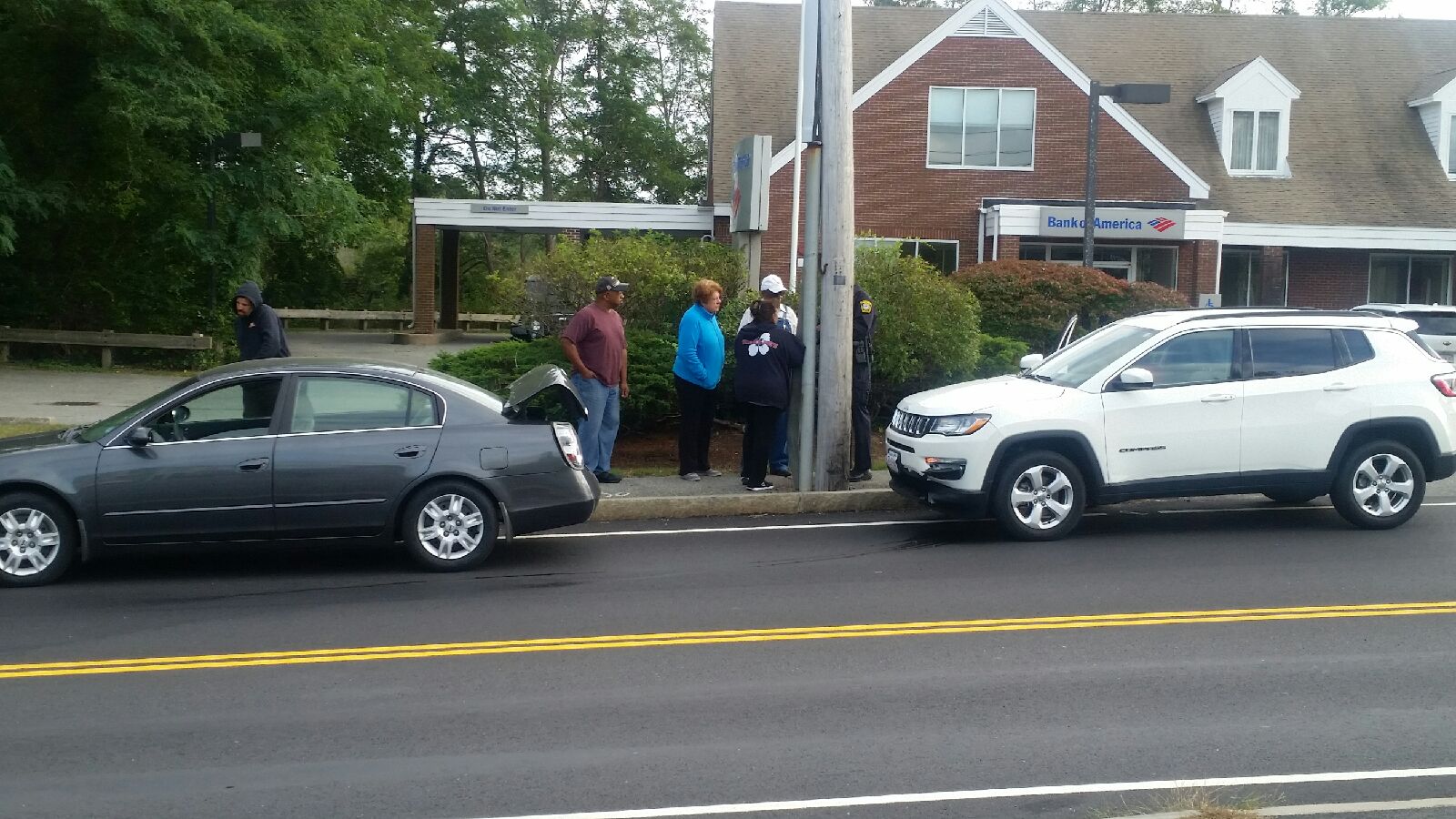 Rearend collision in Hyannis