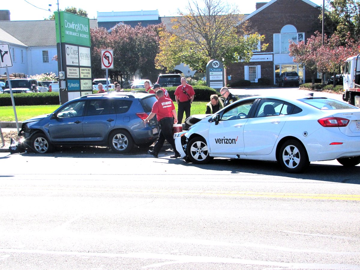 Rearend collision on Route 132 in Hyannis