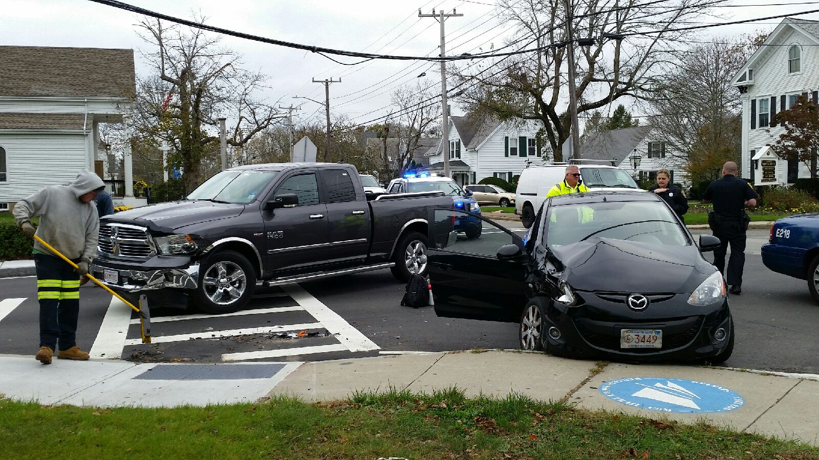 Twovehicle crash in Hyannis