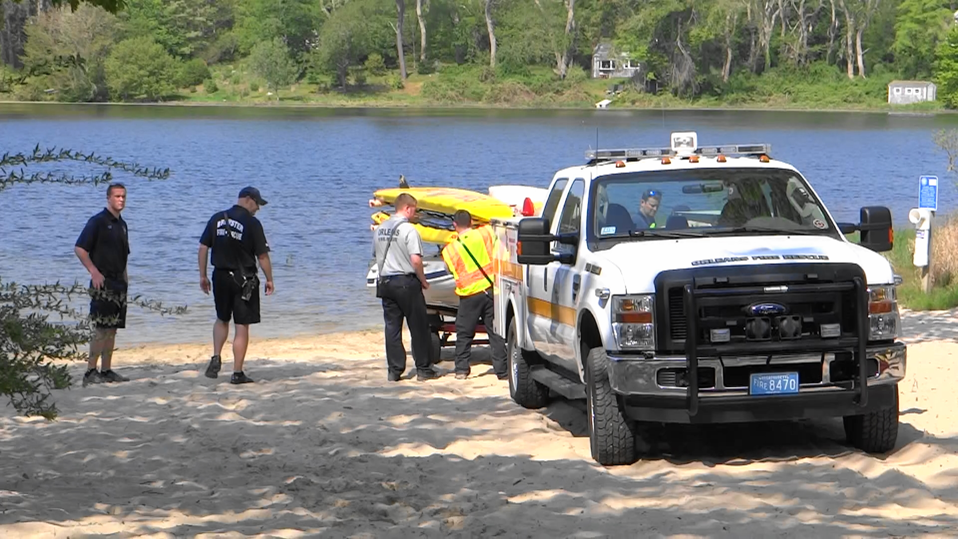 Video Man drowns during lifeguard training at Orleans pond