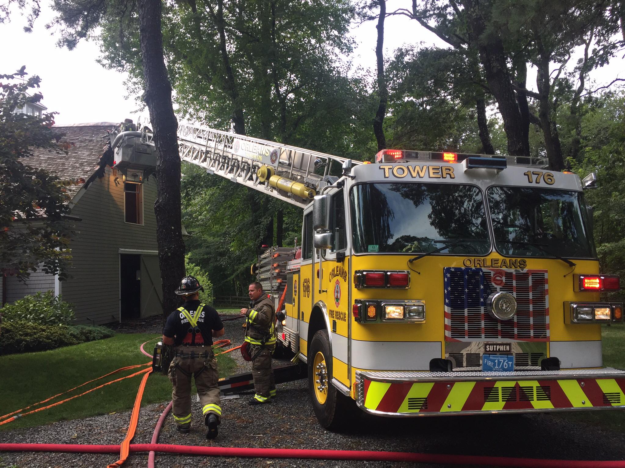 Orleans FireRescue report on yesterday's fires from lightning strikes