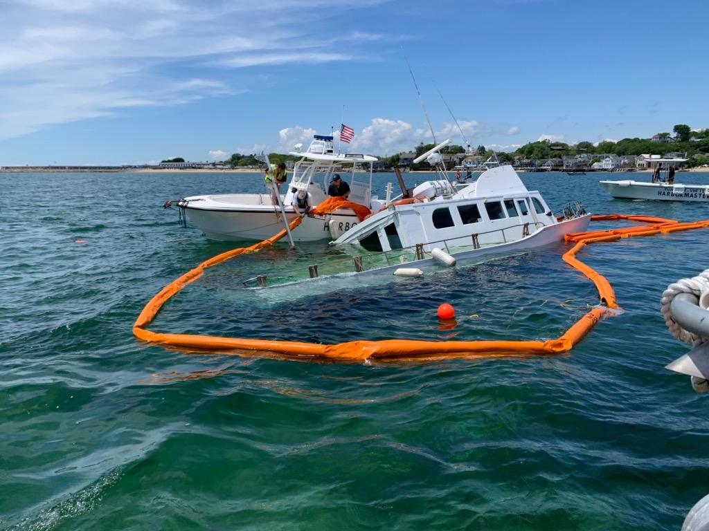 Fishing vessel sinks in Provincetown