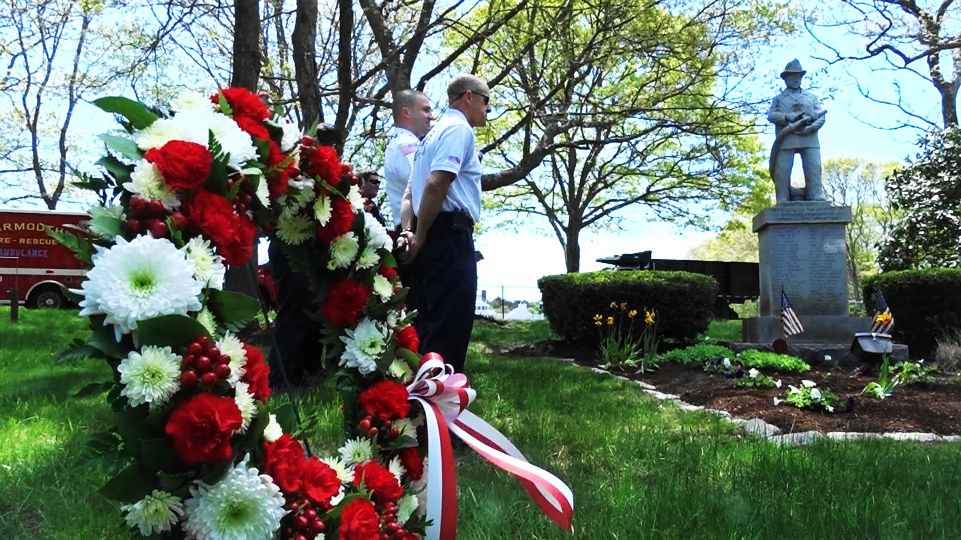VIDEO Yarmouth Fire holds annual Firefighters memorial service