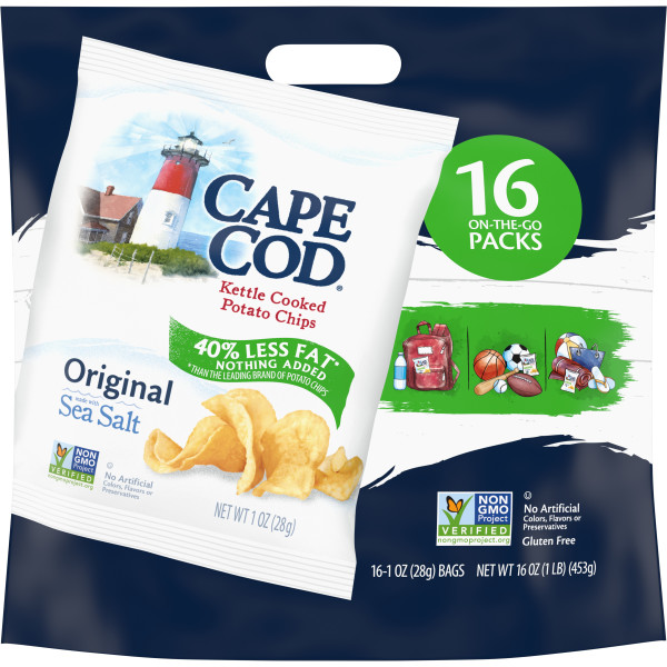 Less Fat Original 16CT Multipack Cape Cod Chips