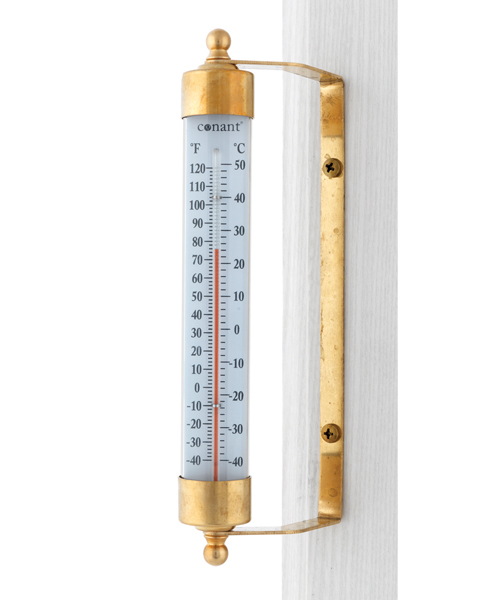 CCLT1LFB Vermont Indoor/Outdoor 7" Thermometer | Cape Cod Lanterns