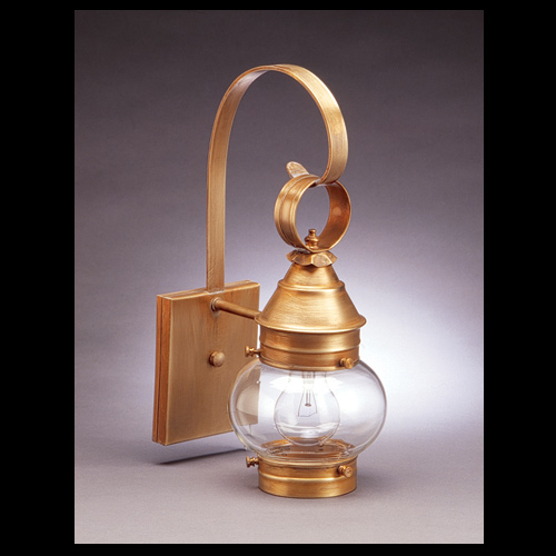 CCL2011 6" Glass Cageless Onion Wall Lantern Cape Cod Lanterns