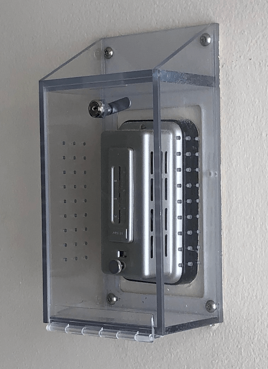 Custom Clear Polycarbonate Anti Ligature Thermostat Covers, CCSN303