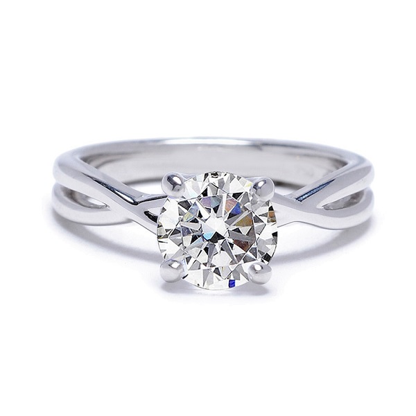Tantalising Twisted Band Engagement Rings to Inspire Simple Twist