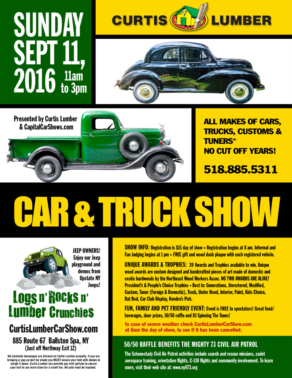 Curtis Lumber Car and Truck Show Ballston Spa New York Mustangs