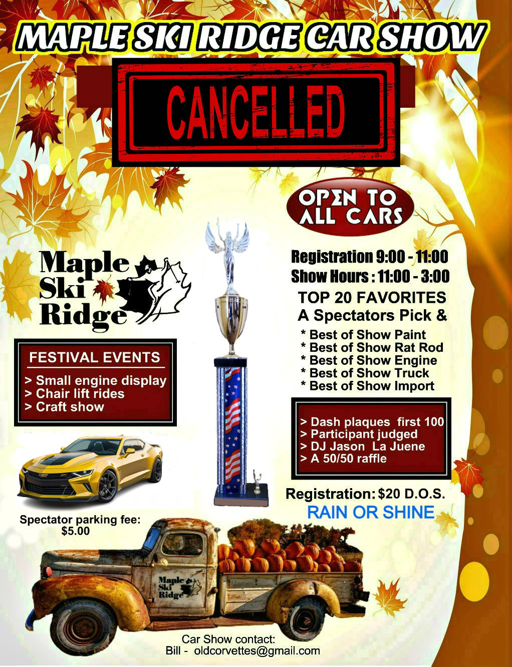 Maple Ski Ridge Car Show