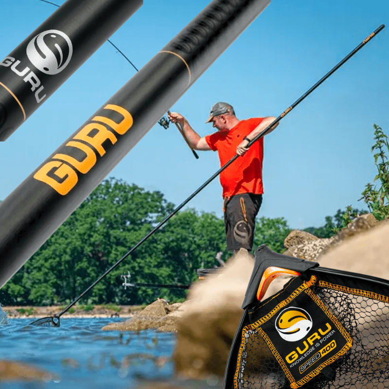 WIN a Guru Aventus Landing Net Handle 4m + 1m AND Guru Speed Landing