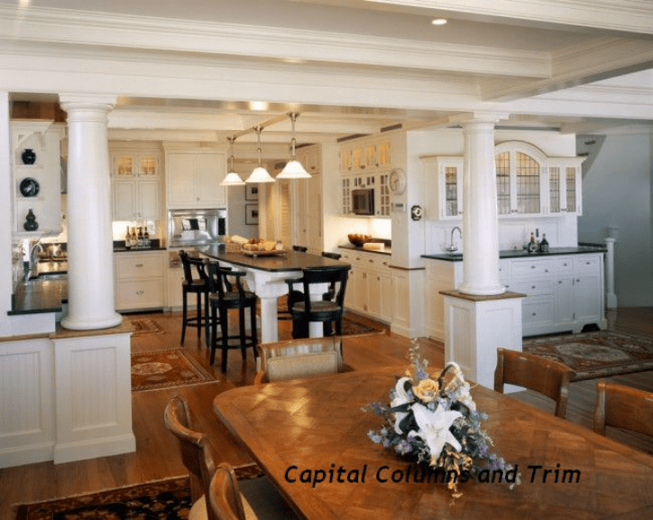 Custom Wainscoting Capital Column