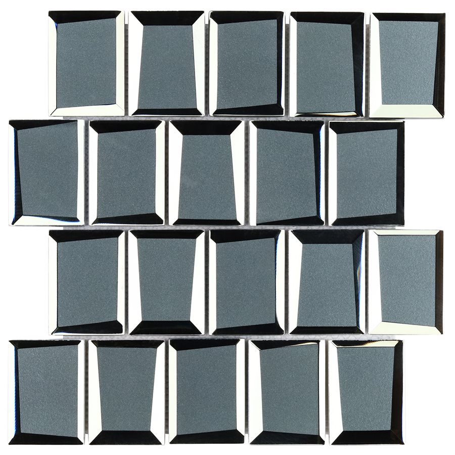 REVERSO GLAM SLATE Series Capitol Glass Tile