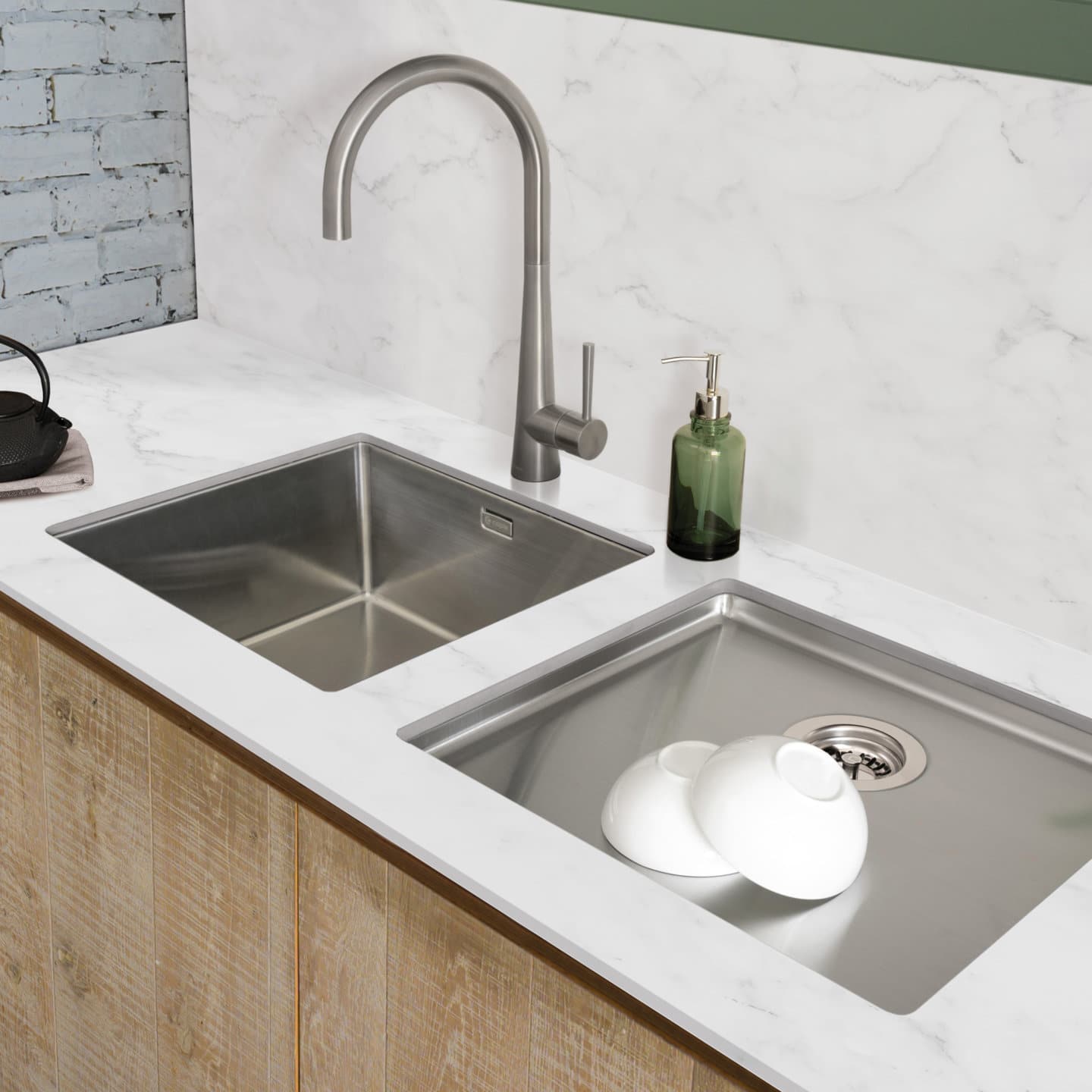 Mode 45 Inset or Undermount Stainless Steel Drainer Caple