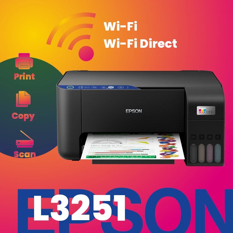Imprimante Wifi Epson L3251 Multifonction (Réservoir) CAPMICRO