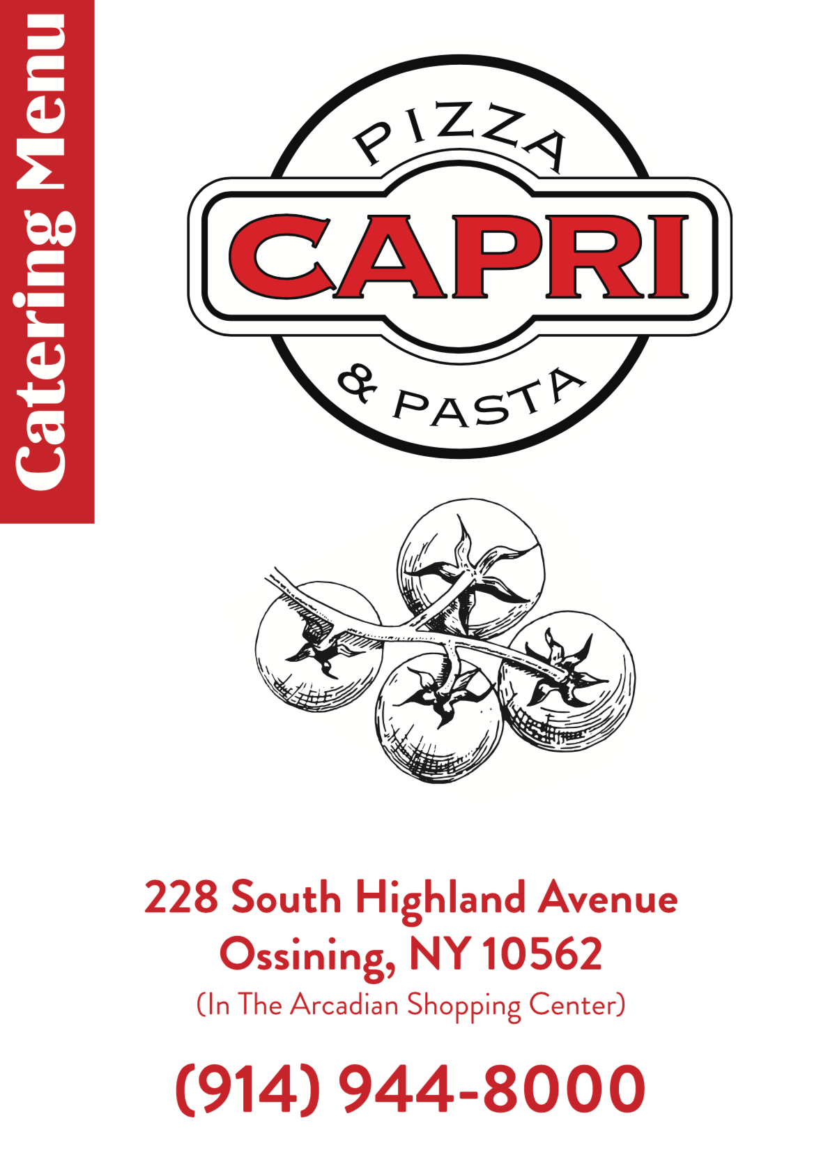 Catering Capri Pizzeria Italian Ossining, NY