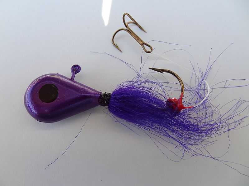 Purple head, Purple tail 143 Killer Jigs Captain Hooks