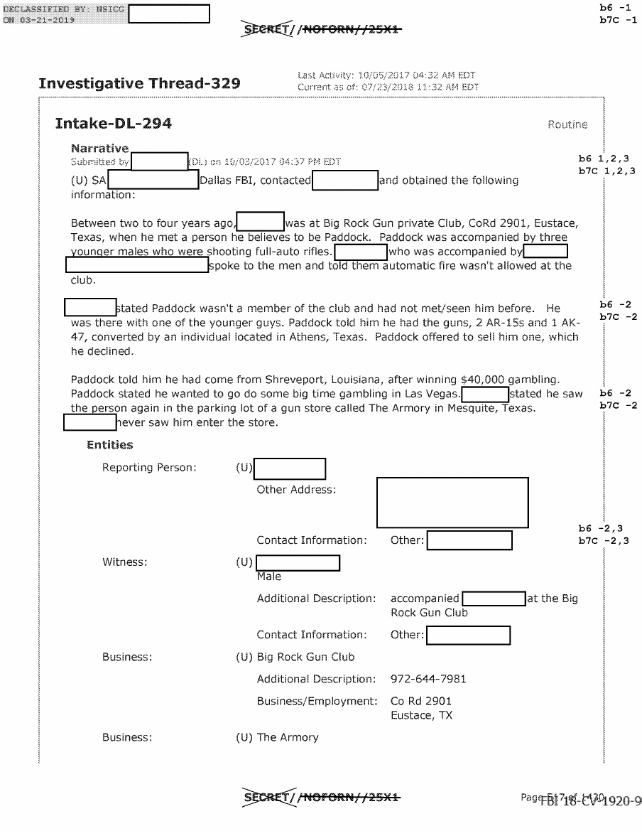 The Captain's Journal » FOIA Information Releases On Bump Stock Ban