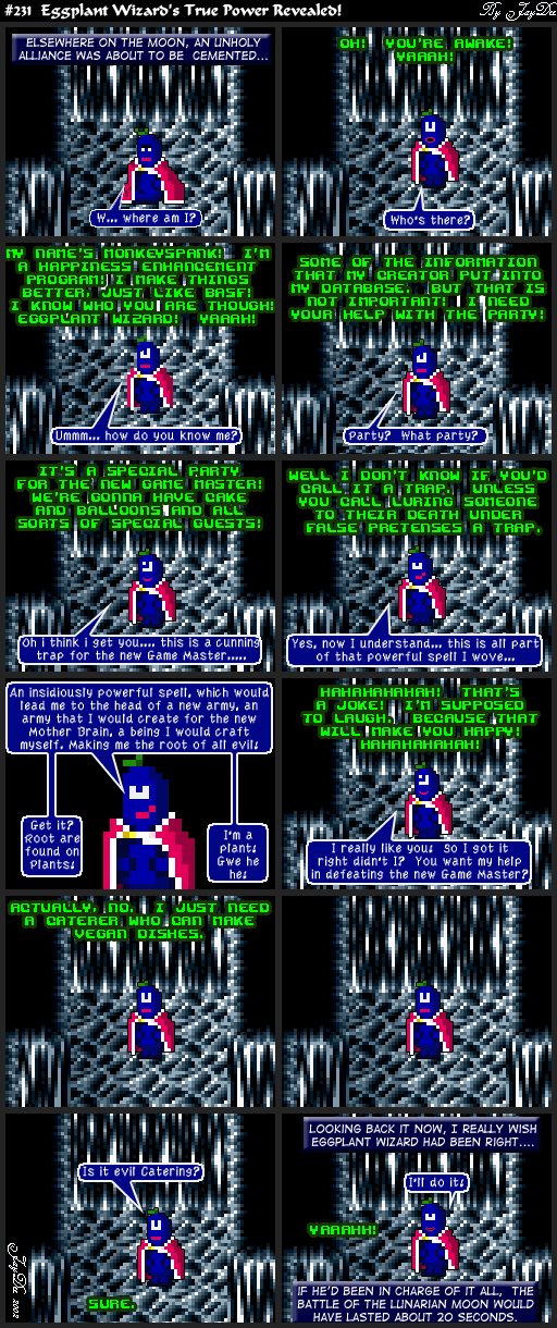 Captain SNES » Archive » 231 Eggplant Wizard’s True Power Revealed!