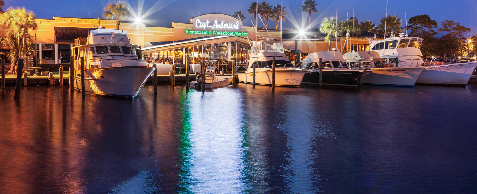 Panama City Beach Restaurant Capt. Anderson's Restaurant & Waterfront