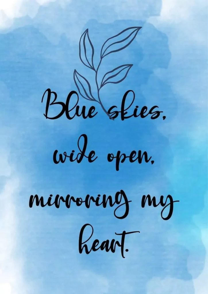 100 Blue Captions for Instagram (Blue dress, Blue hair, Witty blue, etc