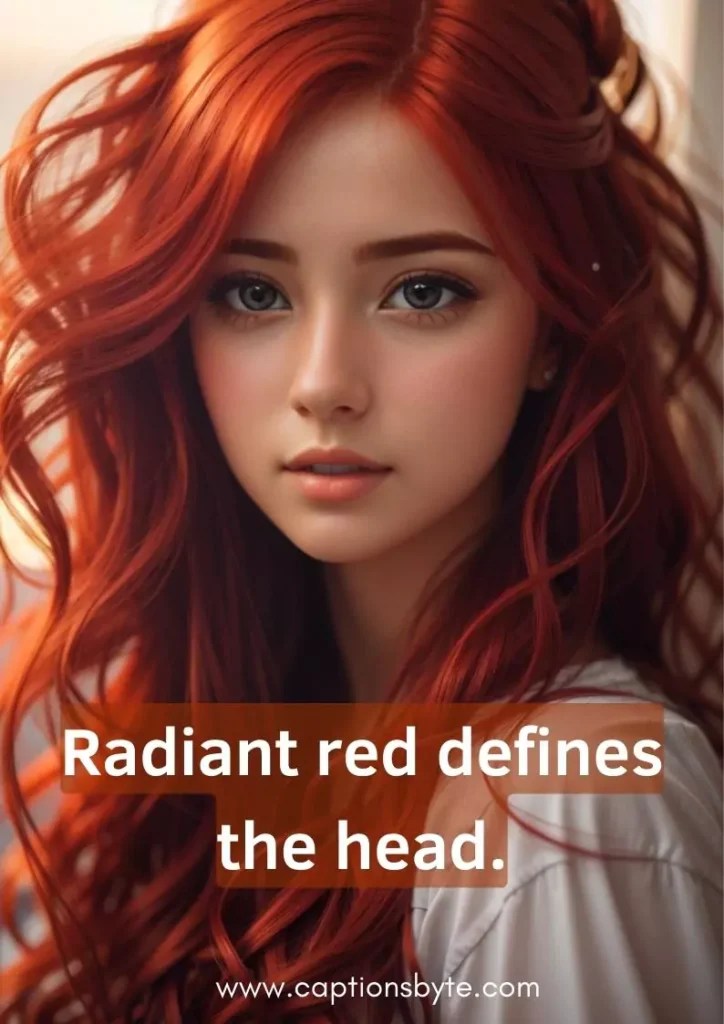 125 Best Red Hair Captions for Instagram Captions Byte