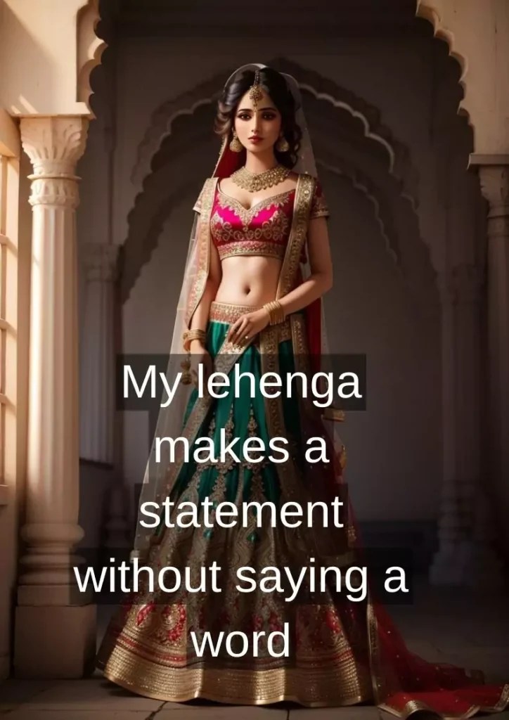 145 Best Lehenga Captions for Instagram (Trending 2023) Captions Byte
