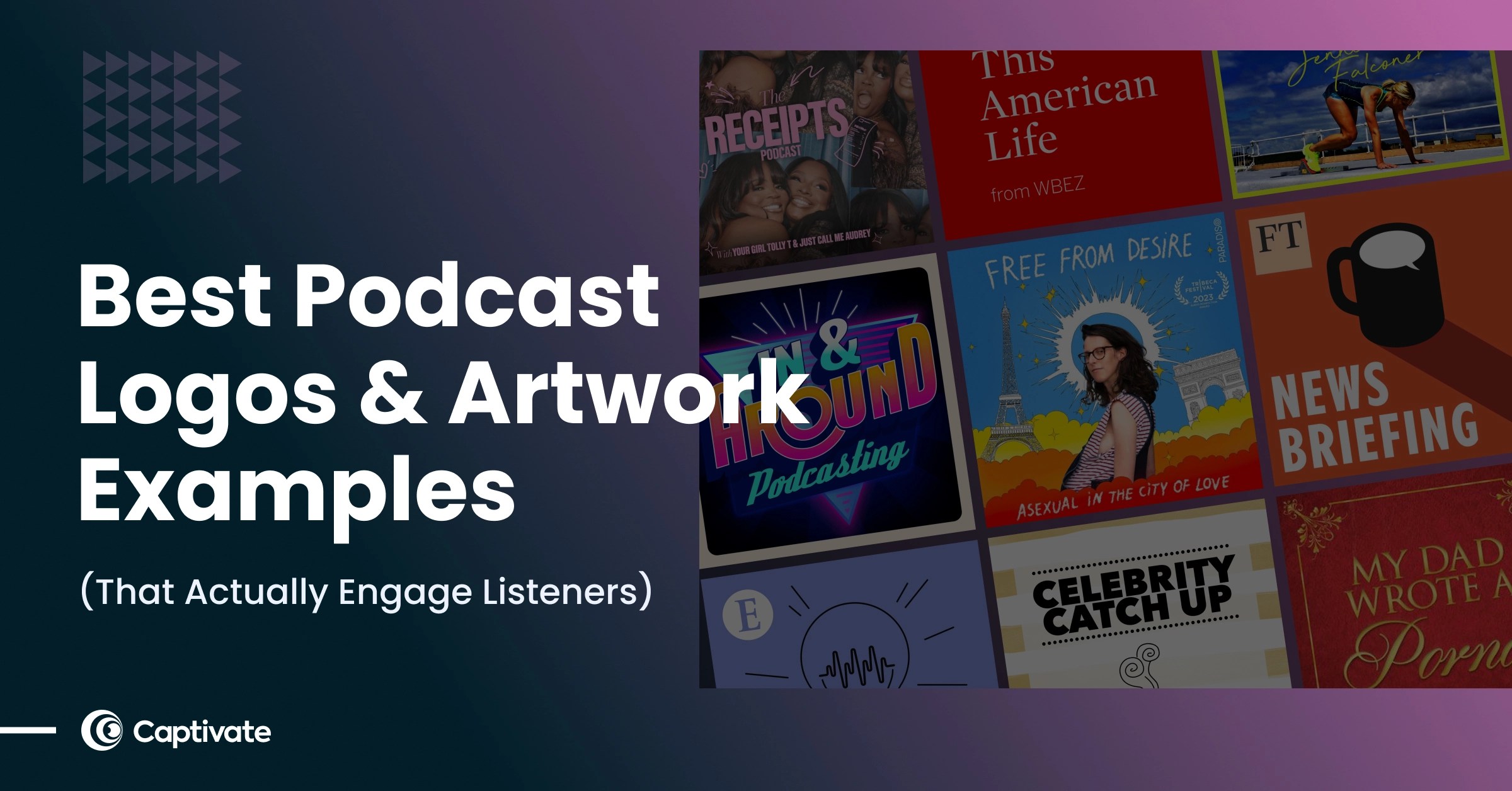 Best Podcast Logo & Artwork Examples - Engage Your Listeners | Captivate