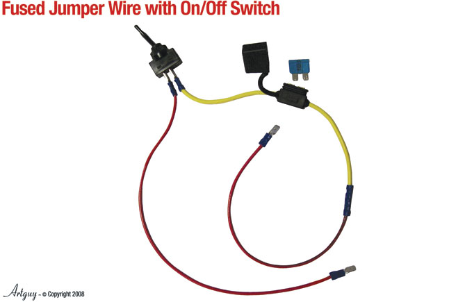 Fused Jumper Wire with On/Off switch...