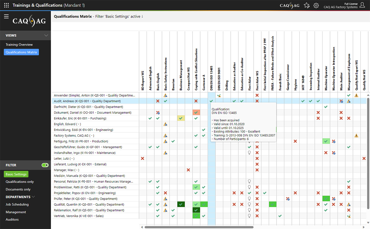AS 9100 Software for the Aerospace Industry