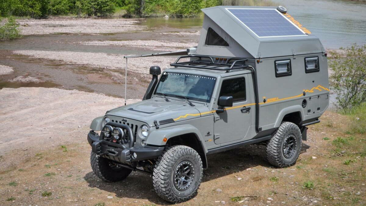 Review Jeep Camping with a Jeep Wrangler Camper Trailer