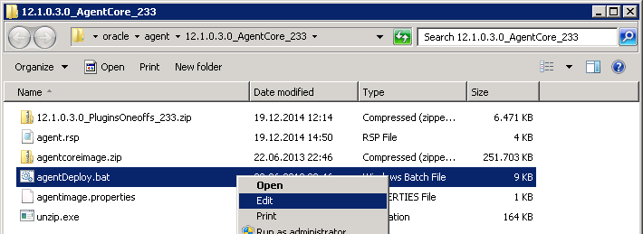 OEM 12c Agent Deploy on Windows no problem without Cygwin! CarajanDB