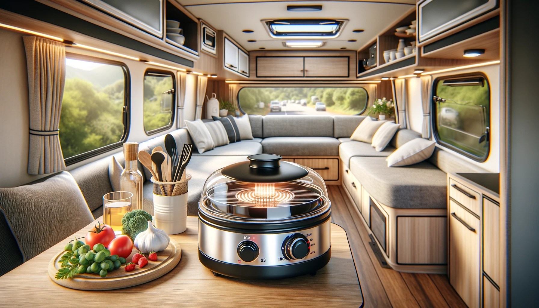 Halogen Oven for Caravans Small Bowl, Great for Touring caraman.co.uk