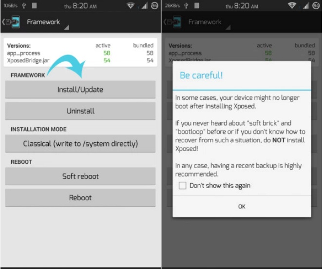 Xposed Framework APK Khusus Kitkat dan Jellybean