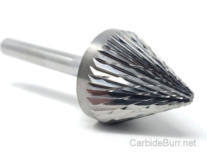 Cone 60 Degree Included Carbide Burrs Tools Made in USA