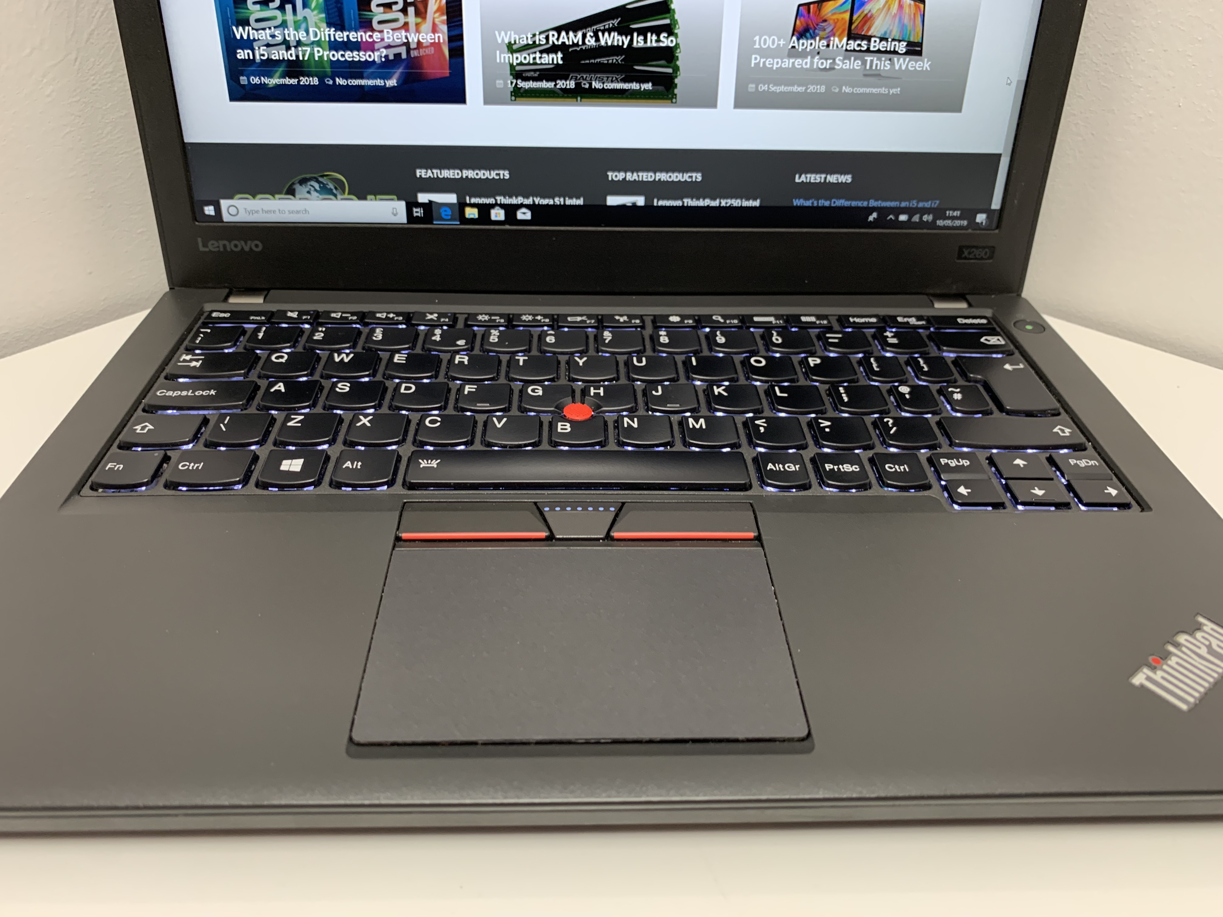 Lenovo ThinkPad X260 intel Core i5 6th Gen 12.5" FHD