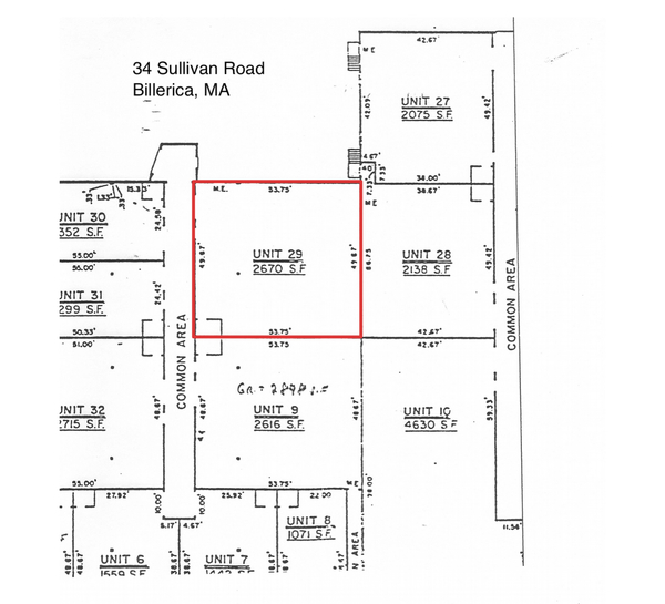 34 Sullivan Rd U29, Billerica MA 01821 Carbone Commercial Real Estate