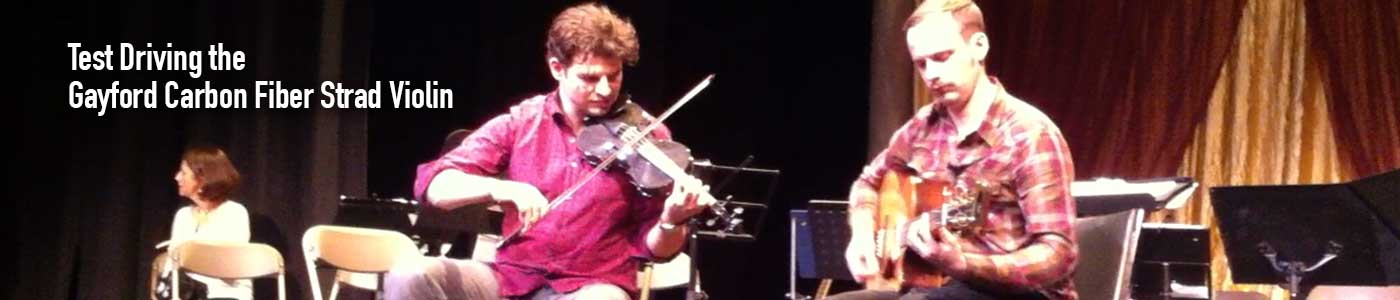 Shane Cook test drives the Gayford Carbon Fiber Violin