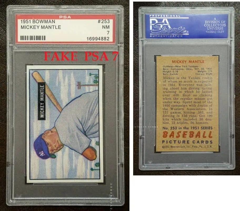 Identify Fake Sports Card Slabs