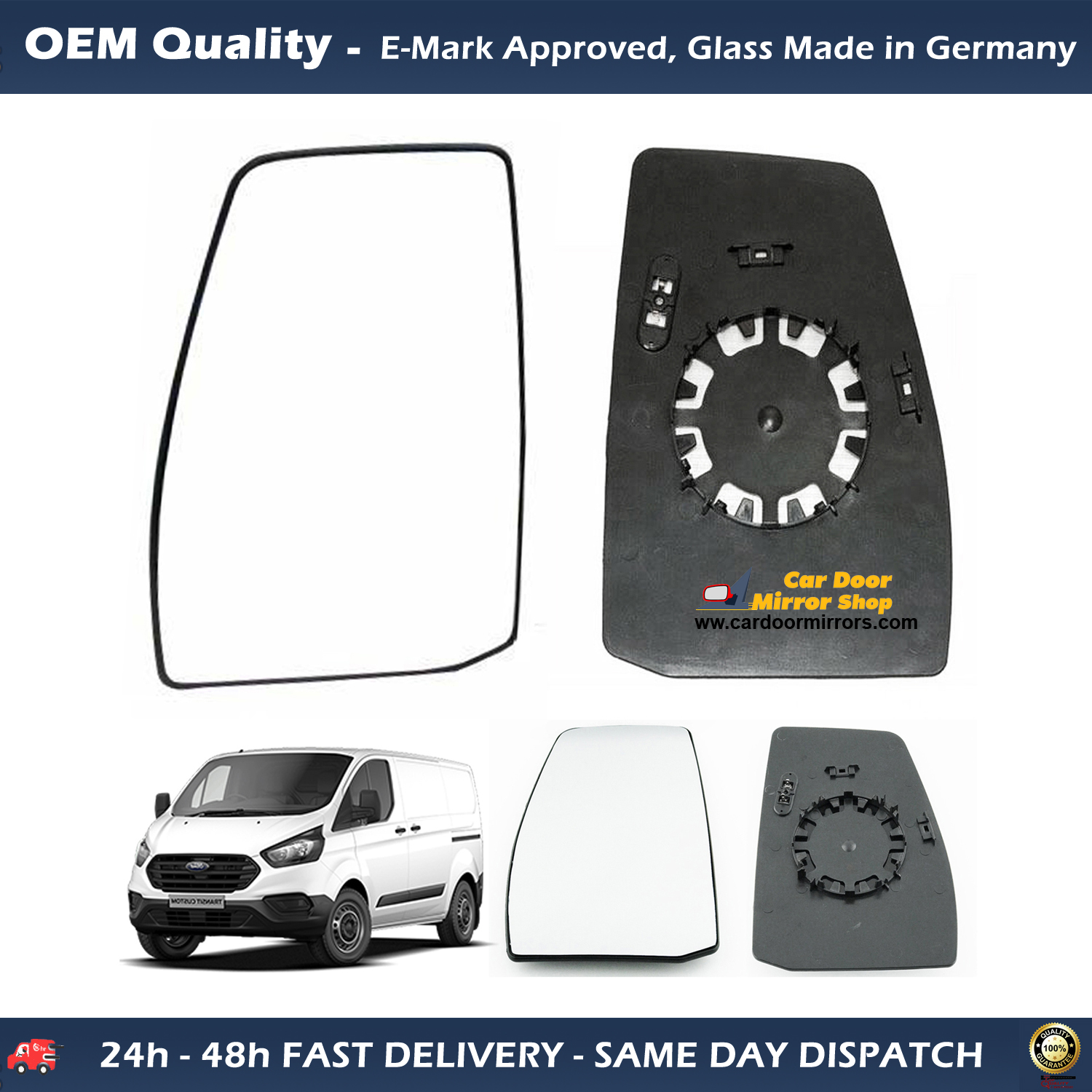 Low Price Guarantee on ford transit custom Wing Mirror Replacements