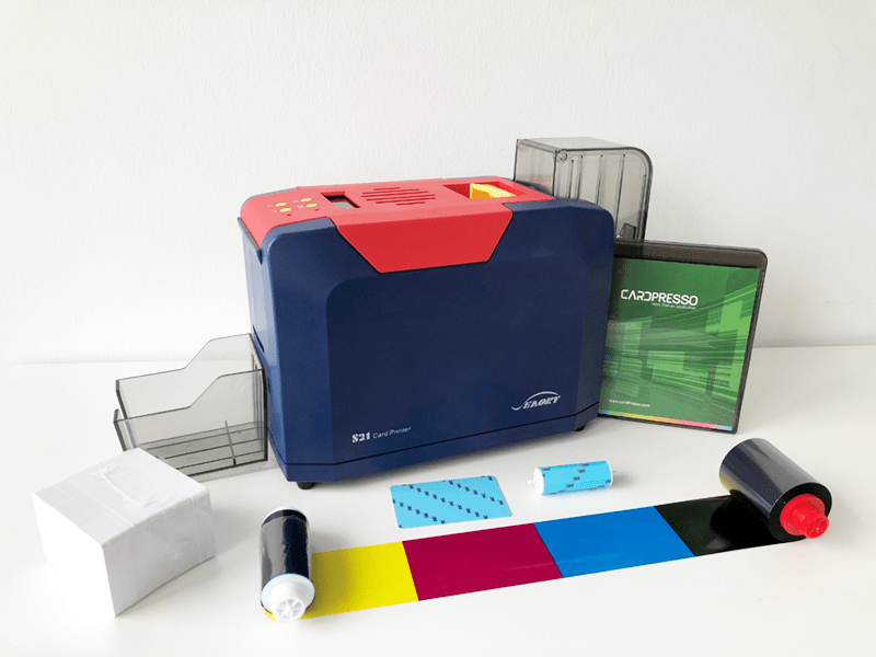 PVC Plastic Card Printer Starter Set SEAORY S21 Simplex