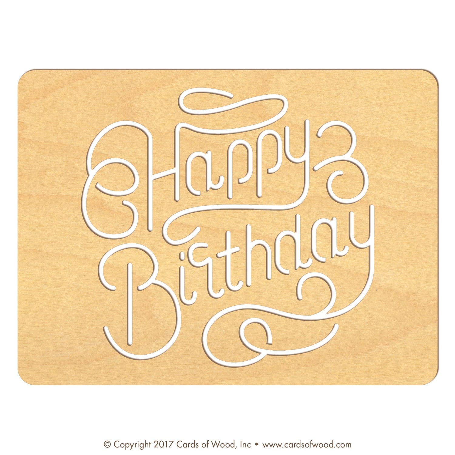 Laser Cut Greeting Cards Cards of Wood
