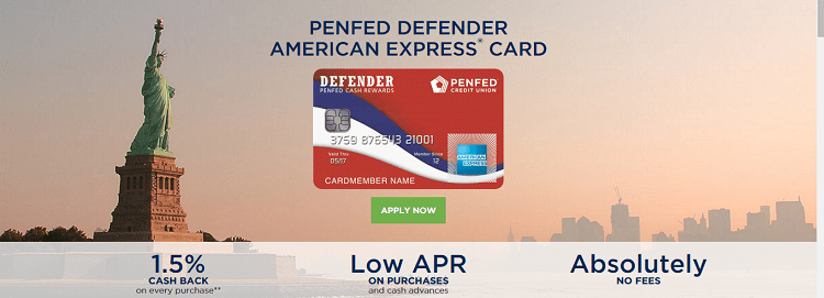 PenFed Defender American Express Card 100 Bonus Statement
