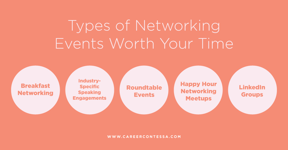5 Types of Networking Events Actually Worth Your Time Career Contessa