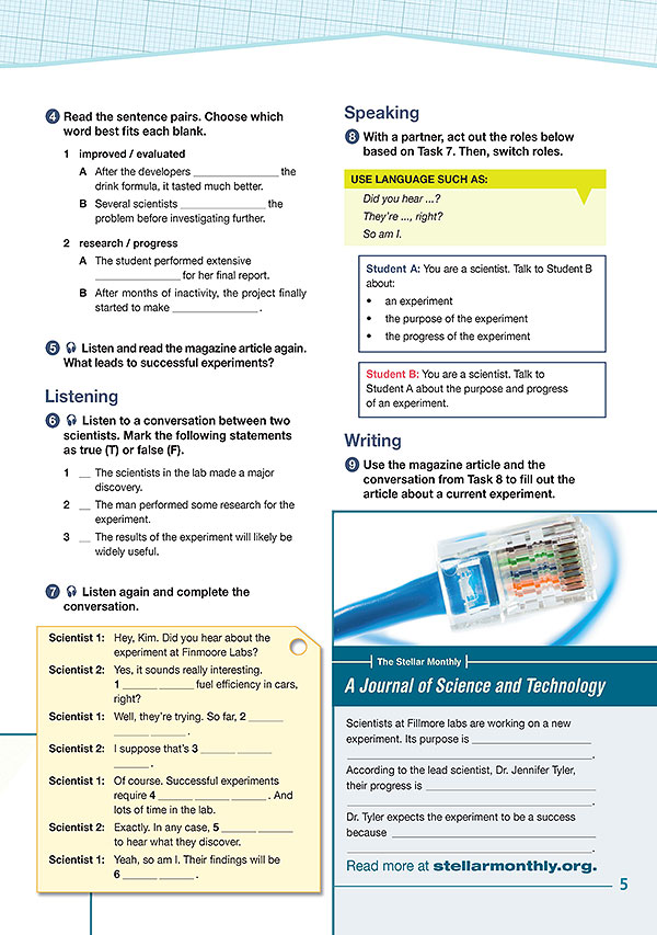 Career Paths Science English for Specific Purpose (ESP)