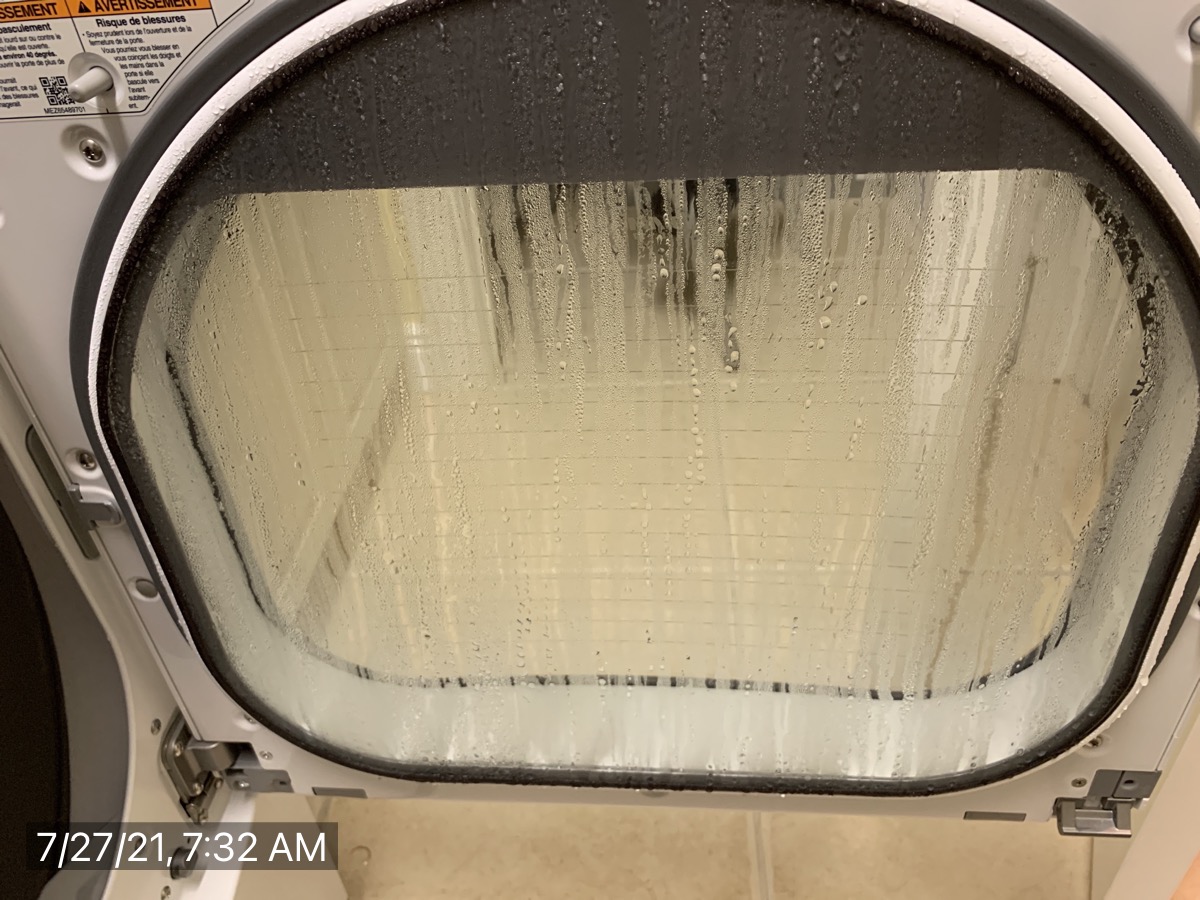 Why is there water in my clothes dryer? Carefree Home Watch