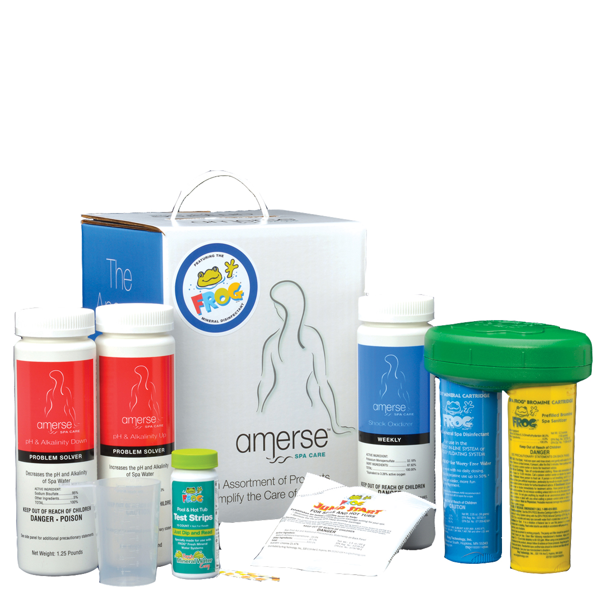 Amerse Spa Care Frog Serene (aka spa frog) Water Treatment Kit Free