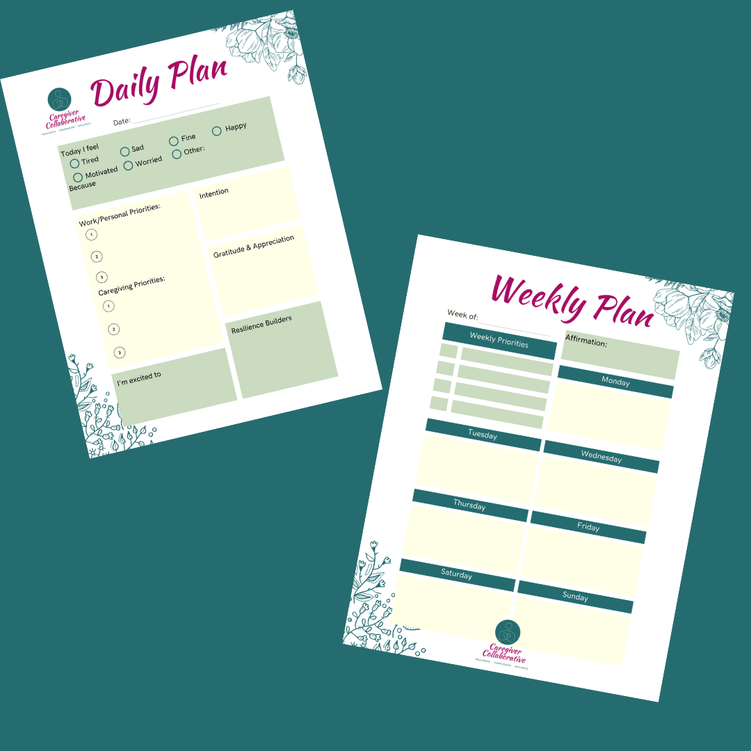 Grab your free Planner! Caregiver Collaborative